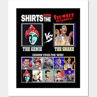 Pee Wee - Shirts Vs Playhouse Posters and Art